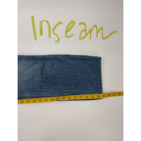 B44 DOEN Diana High Rise Straight Jeans 26 Villefort Organic Cotton Button Fly - Picture 11 of 13